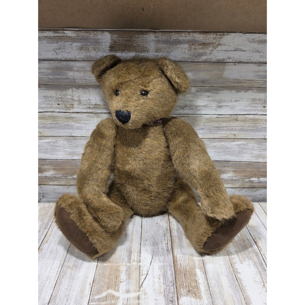 Boyds Collection Archive Series Brown Jointed Teddy Bear Vintage 1990-95 20"
